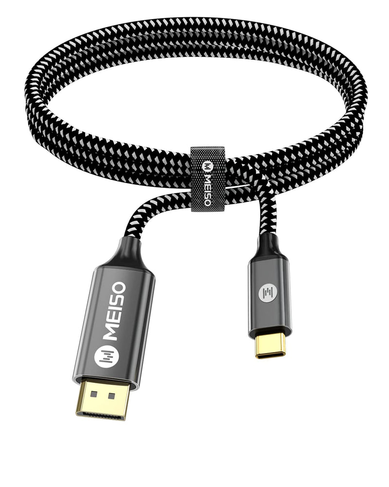 USB-C to DisplayPort Cable [4K@60Hz, 2K@165Hz/144Hz], MEISO 6FT Type C