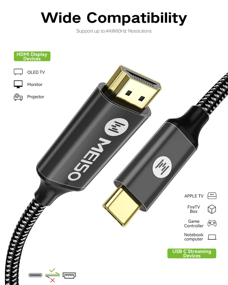 USB 3.0 Type C Adaptateur USB-C vers HDMI pour Apple Nouveau Macbook  Compatible avec HDMI