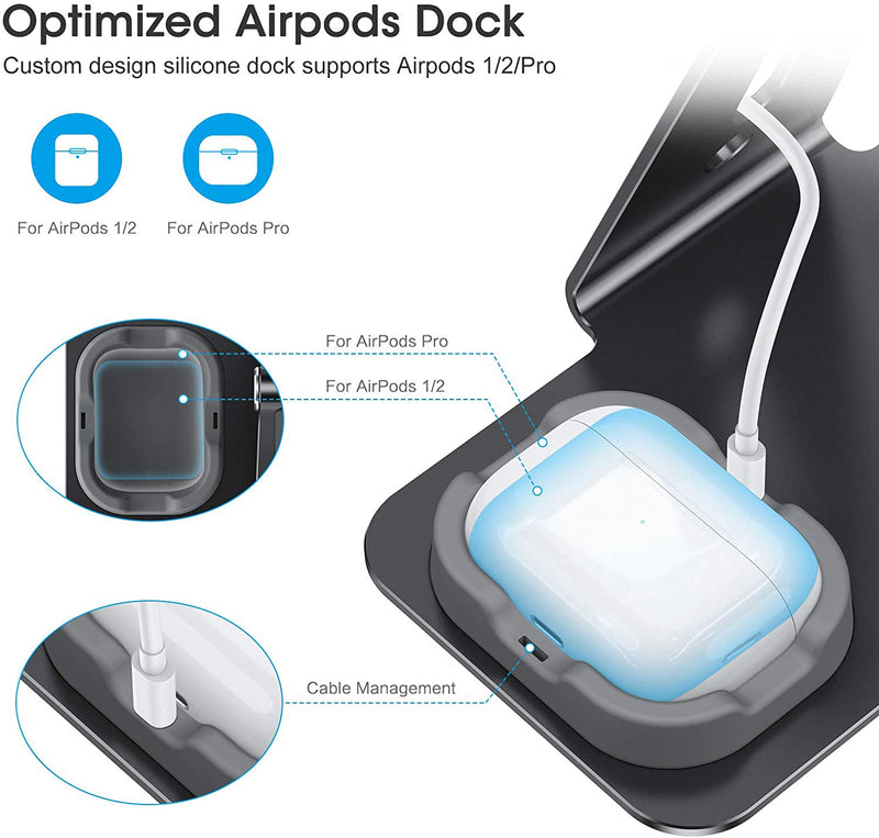 MEISO  3 in 1 Phone Watch AirPods Stand
