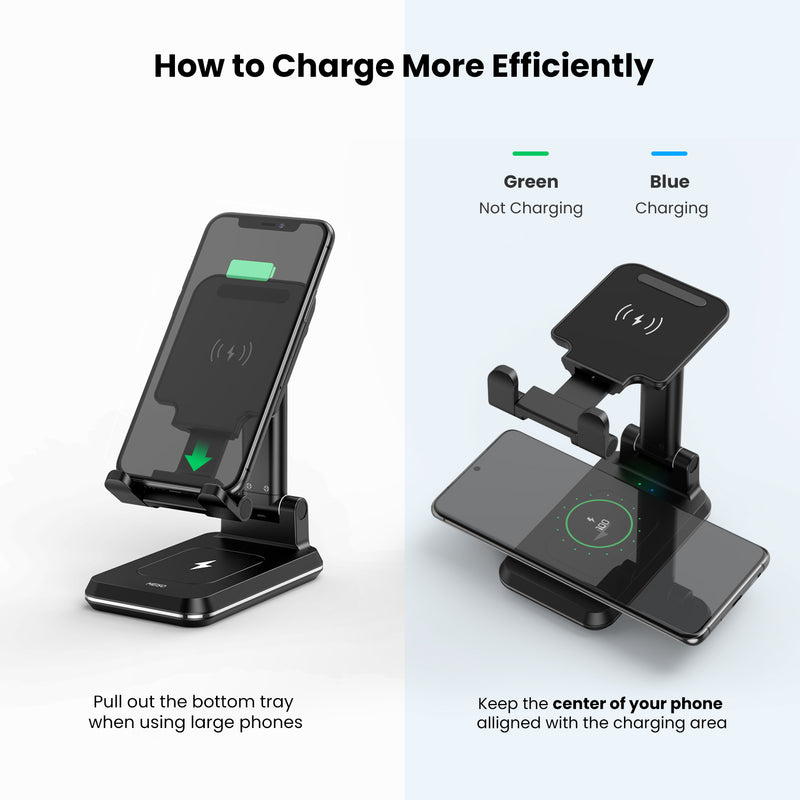 MEISO 2 in 1 Wireless Charging Stand